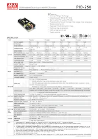 PID-250D數據表 封面