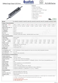 PLC-050S140 Datasheet Copertura