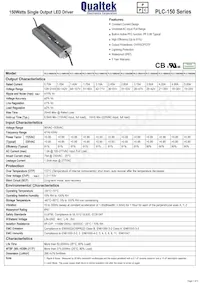 PLC-150S350 Datasheet Cover