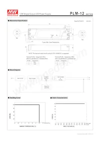 PLM-12-700 Datasheet Pagina 3