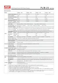 PLM-25-700 Datasheet Page 2