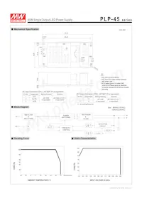 PLP-45-12 Datasheet Pagina 2