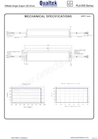 PLV-035S012 Datasheet Page 2