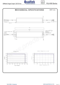 PLV-050S024 Datasheet Page 2