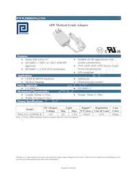 PMA18A-120PHW 데이터 시트 표지