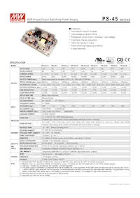 PS-45-7.5 Datasheet Copertura