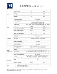 PSM10R-050A Datasheet Page 2
