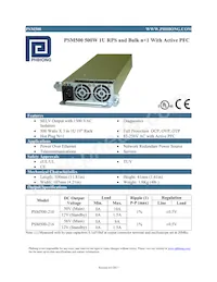 PSM500-210-R Datasheet Copertura