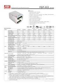 PSP-600-5 Datasheet Copertura