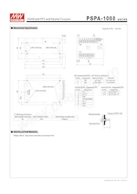 PSPA-1000-15 Datasheet Pagina 5
