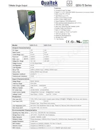 QDG-75-24 Datasheet Cover