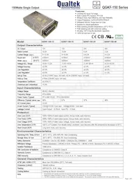 QGKF-150-48 Datasheet Cover