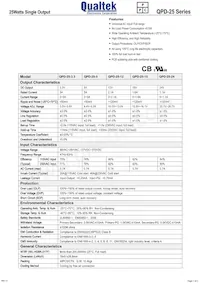 QPD-25-5 Datasheet Copertura