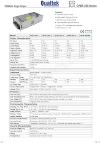 QPDF-200-24 Datasheet Cover