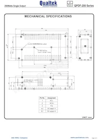 QPDF-200-24 Datasheet Pagina 2