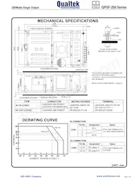 QPSF-200-48 Datasheet Page 2