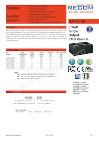 RAC03-15SGB數據表 封面