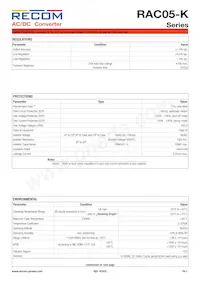 RAC05-3.3SK Datasheet Page 3