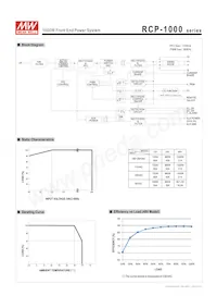RCP-1000-48 Datasheet Pagina 3