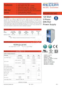 REDIN120-24/3AC數據表 封面