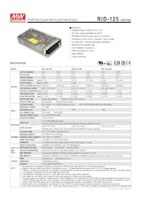 RID-125-1248 데이터 시트 표지