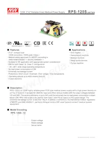 RPS-120S-15 Datasheet Cover