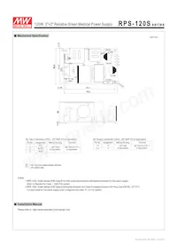 RPS-120S-15 Datasheet Pagina 4