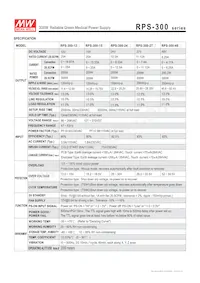 RPS-300-15 Datasheet Pagina 2