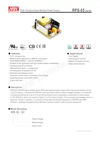 RPS-65-48 Datasheet Copertura