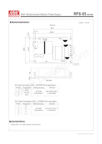 RPS-65-48 Datasheet Pagina 4