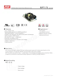 RPT-7503 Datasheet Cover