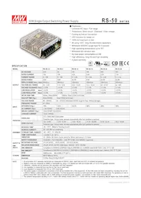 RS-50-48 Datasheet Cover