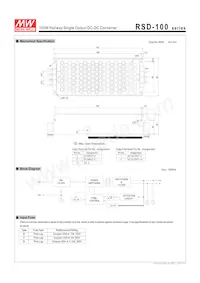 RSD-100D-5 Datasheet Pagina 2