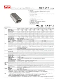 RSD-200C-12 Datasheet Copertura