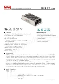 RSD-60L-3.3 Datasheet Cover