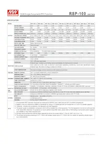 RSP-100-48 Datasheet Pagina 2