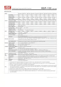 RSP-150-48 Datasheet Pagina 2