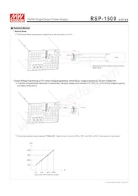 RSP-1500-15 Datasheet Pagina 4