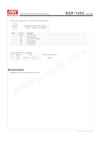 RSP-1500-15 Datasheet Pagina 9