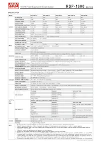 RSP-1600-24數據表 頁面 2