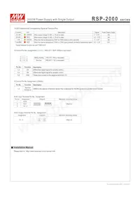 RSP-2000-12 Datasheet Pagina 7