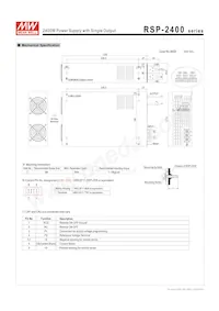 RSP-2400-24 Datasheet Page 9