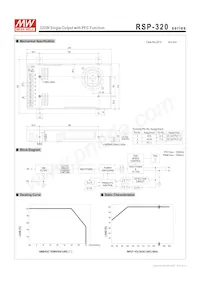 RSP-320-3.3 Datasheet Pagina 4