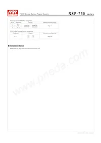 RSP-750-5 Datasheet Page 8
