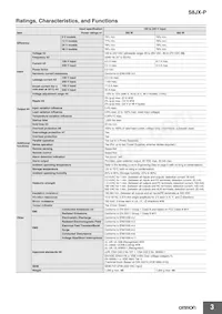 S8JX-P15048D Datasheet Page 3