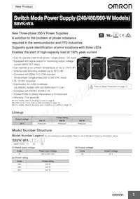 S8VK-WA48024 Datasheet Cover