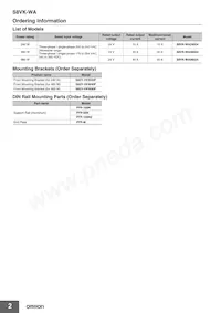 S8VK-WA48024 Datasheet Page 2