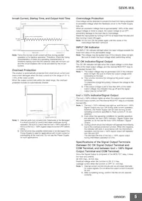 S8VK-WA48024 Datasheet Page 5