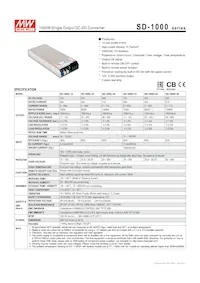 SD-1000H-24 Datasheet Cover