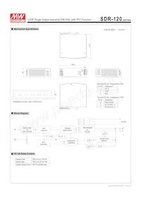 SDR-120-48 Datasheet Page 2